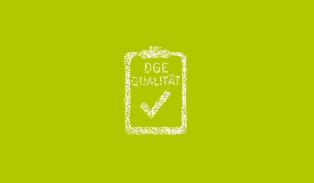 Icon für den Speiseplancheck auf gelbgrünen Hintergrund