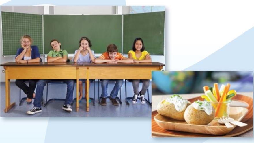 Titelbild der Broschüre "Snacks an weiterführenden Schulen"