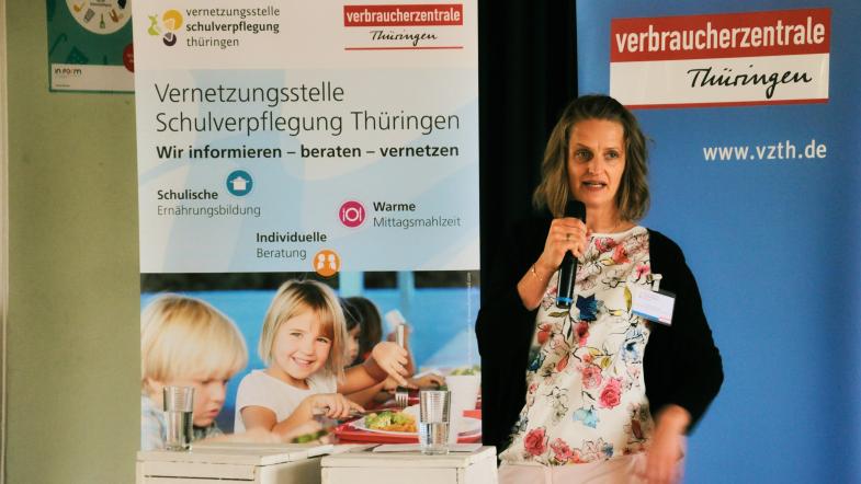 Alexandra Lienig bei der Eröffnung der Tage der Schulverpflegung 2019