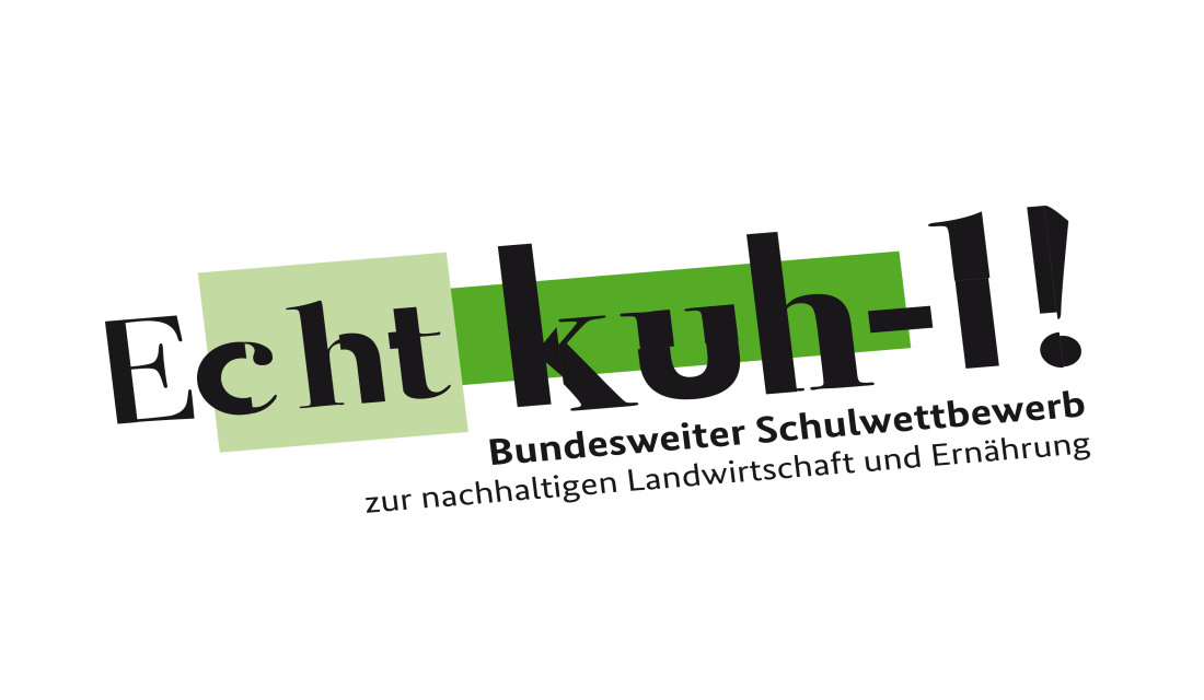 Logo des Wettbewerbs "Echt kuh-l!" 2020